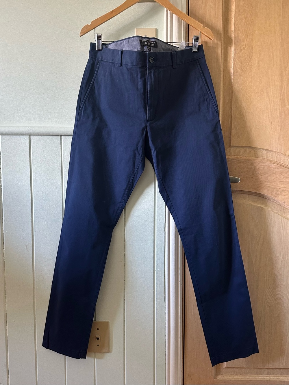 Banana Republic Factory Blue Fulton Fit Chino Pants 31x32
